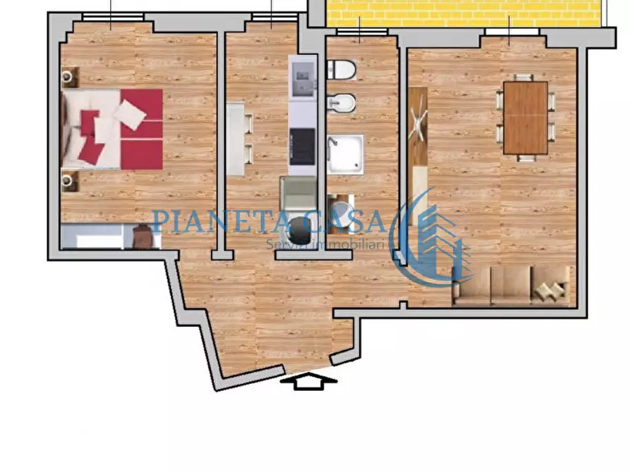 Immagine 10 di Appartamento in affitto  in Via Marco Ulpio Traiano 52 a Milano