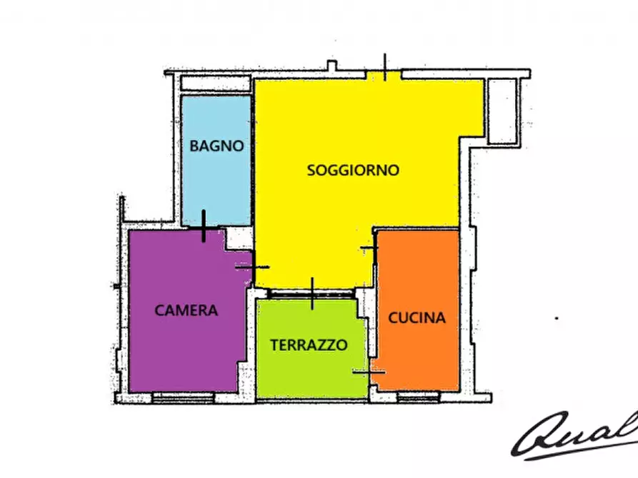 Immagine 17 di Appartamento in vendita  in Via Francesco Sapori 21 a Roma