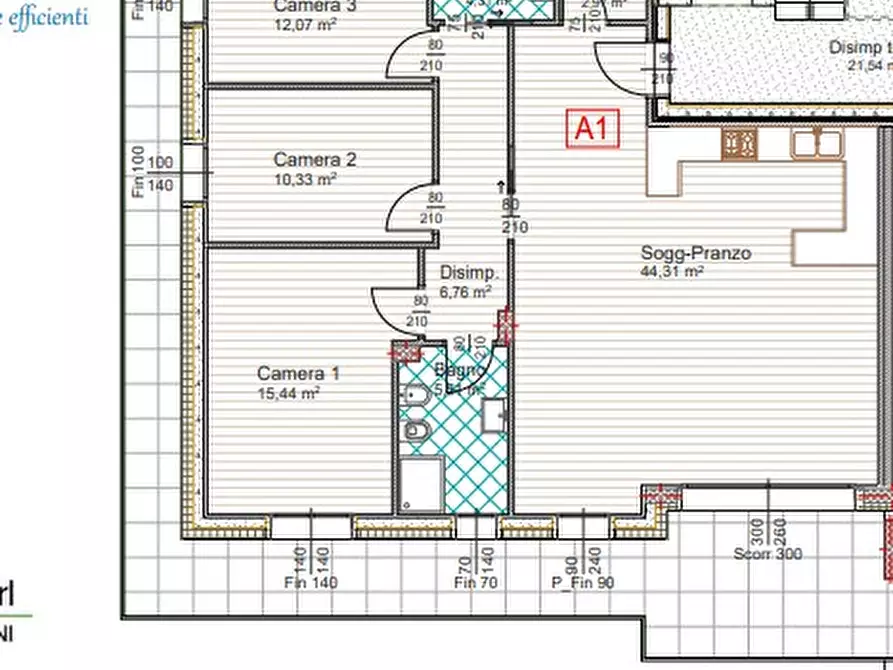 Immagine 4 di Appartamento in vendita  a Ponte San Nicolò