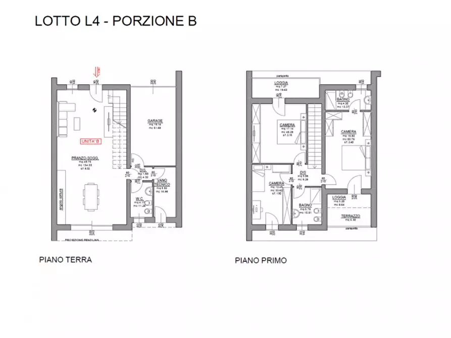 Immagine 11 di Casa quadrifamiliare in vendita  in VIGONZA ZONA CAPRICCIO a Vigonza