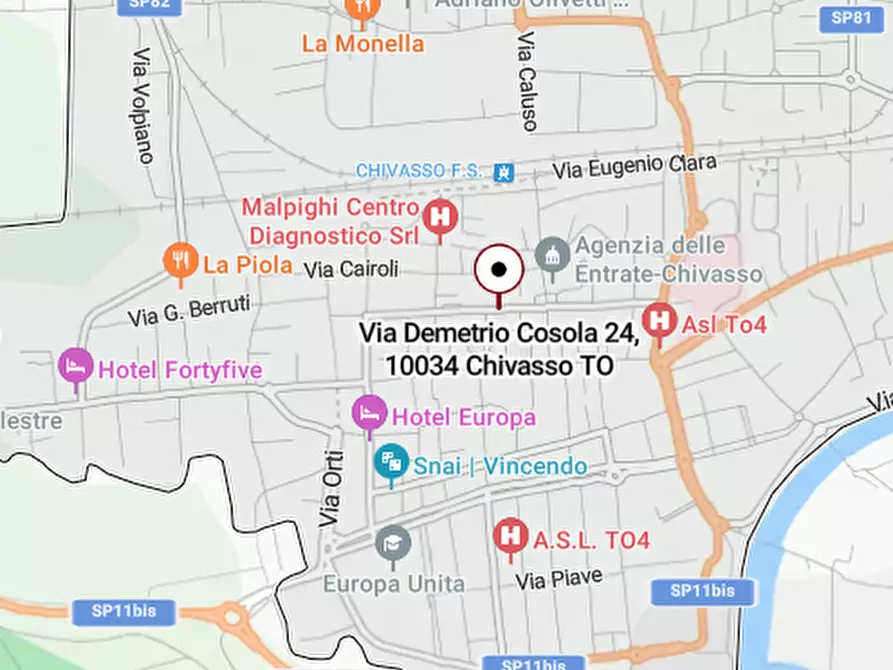 Immagine 8 di Palazzo in vendita  in via demetrio cosola 24 a Chivasso