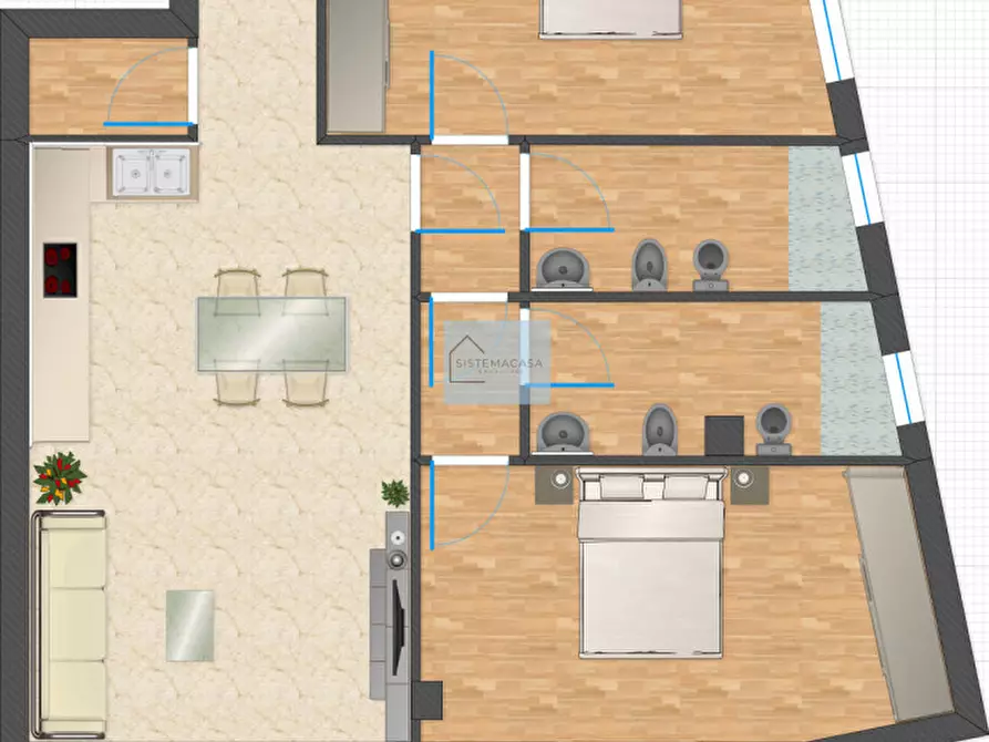 Immagine 40 di Appartamento in vendita  in Viale Alfredo Oriani a Cervia