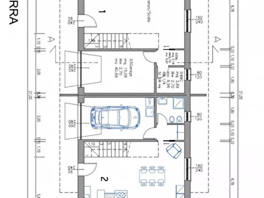 Immagine 3 di Casa bifamiliare in vendita  in via torino a Villafranca Padovana