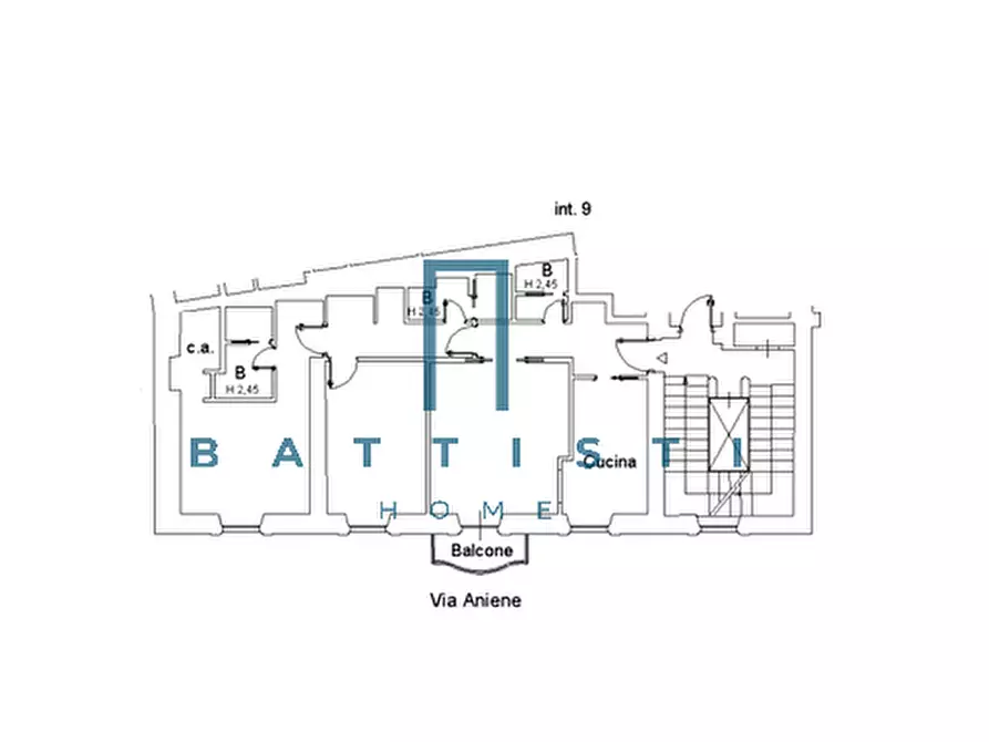 Immagine 23 di Appartamento in affitto  in Via Aniene a Roma