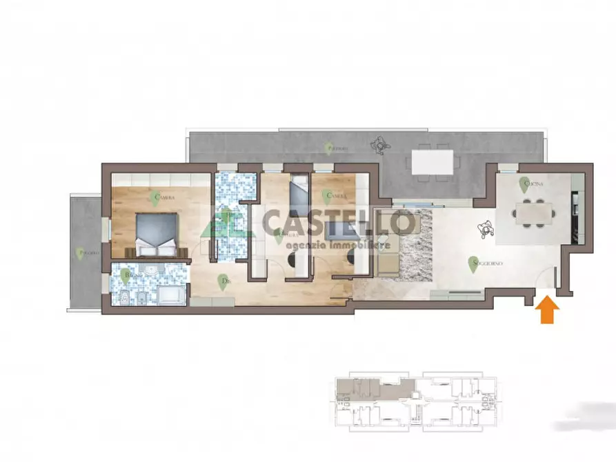 Immagine 29 di Appartamento in vendita  in Via Ca' Brion a Campodarsego