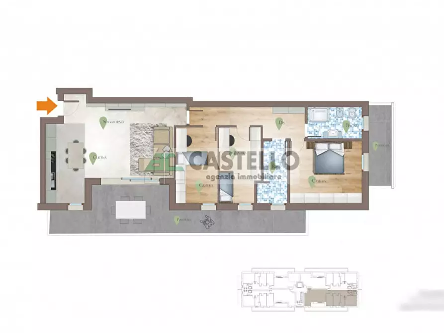 Immagine 30 di Appartamento in vendita  in Via Ca' Brion a Campodarsego