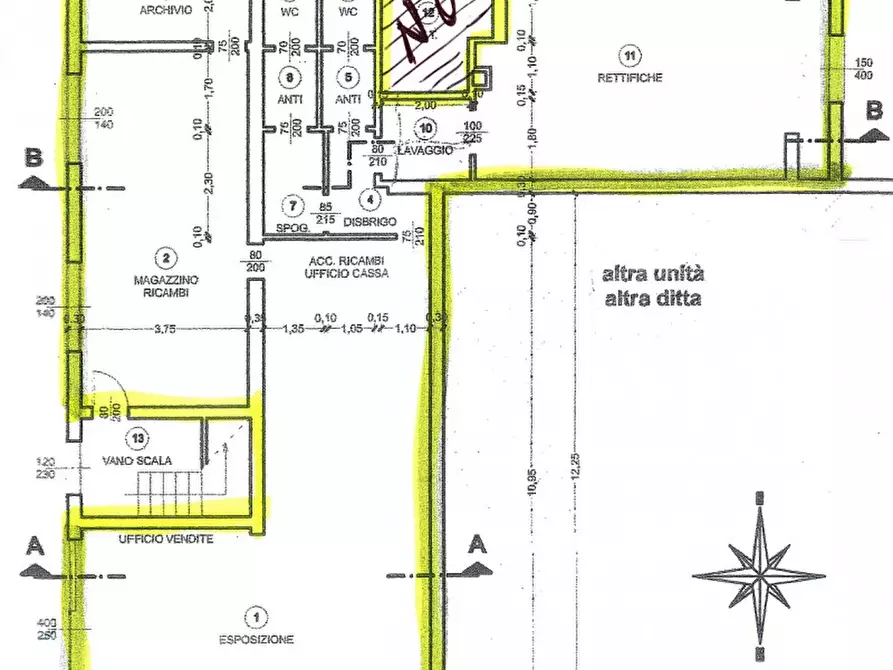 Immagine 9 di Magazzino in vendita  in Via Giuseppe Verdi, 26 a Conselve