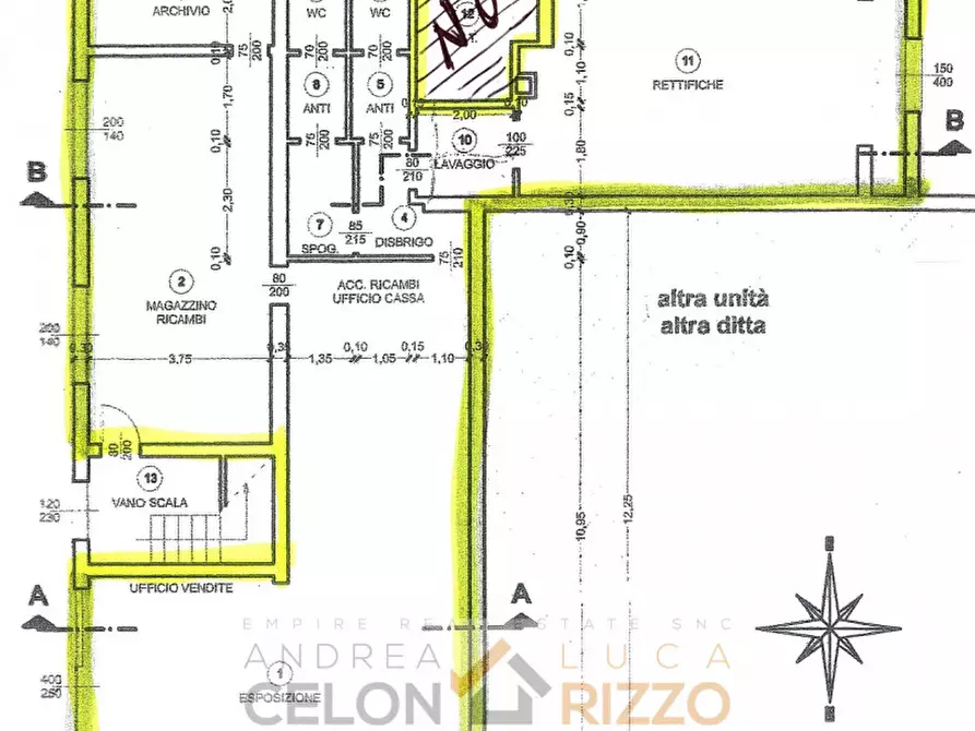 Immagine 9 di Magazzino in vendita  in Via Giuseppe Verdi, 26 a Conselve