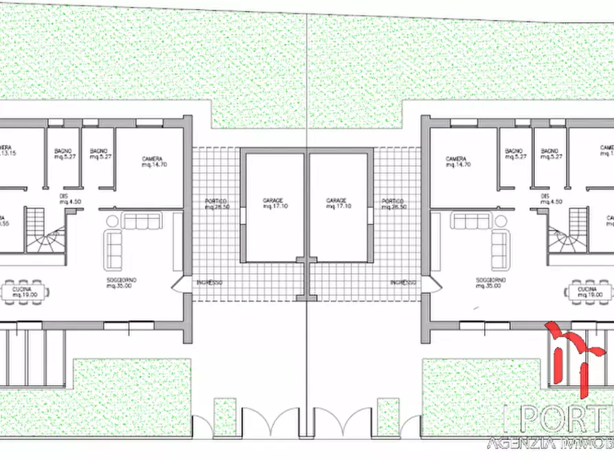 Immagine 12 di Casa bifamiliare in vendita  in Via Cavalieri di Vittorio a Scorzè