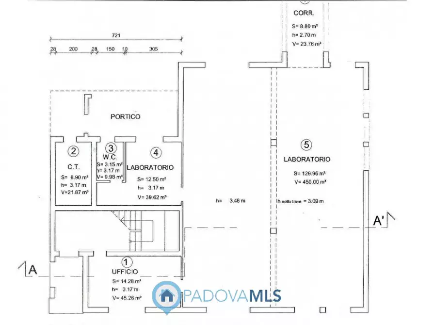 Immagine 26 di Capannone industriale in vendita  in Via San Giorgio a Albignasego