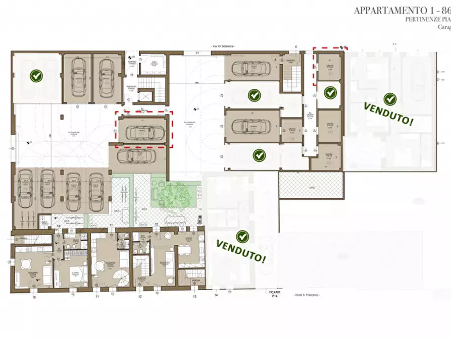 Immagine 11 di Appartamento in vendita  in Via XX Settembre, 16 a Cervia