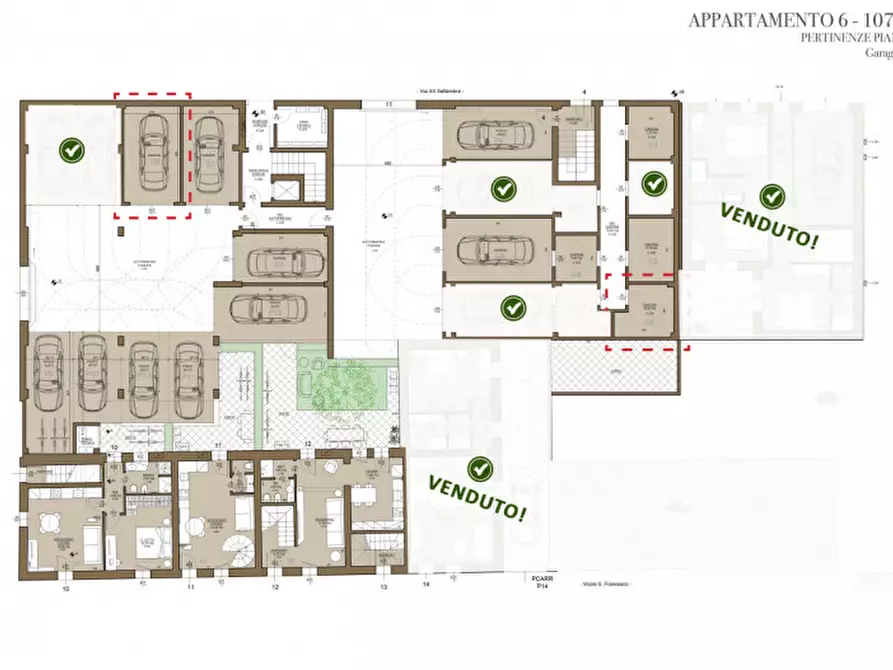 Immagine 14 di Appartamento in vendita  in Via XX Settembre, 16 a Cervia