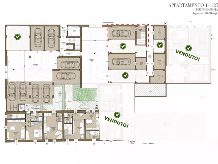 Immagine 11 di Appartamento in vendita  in Via XX Settembre, 16 a Cervia