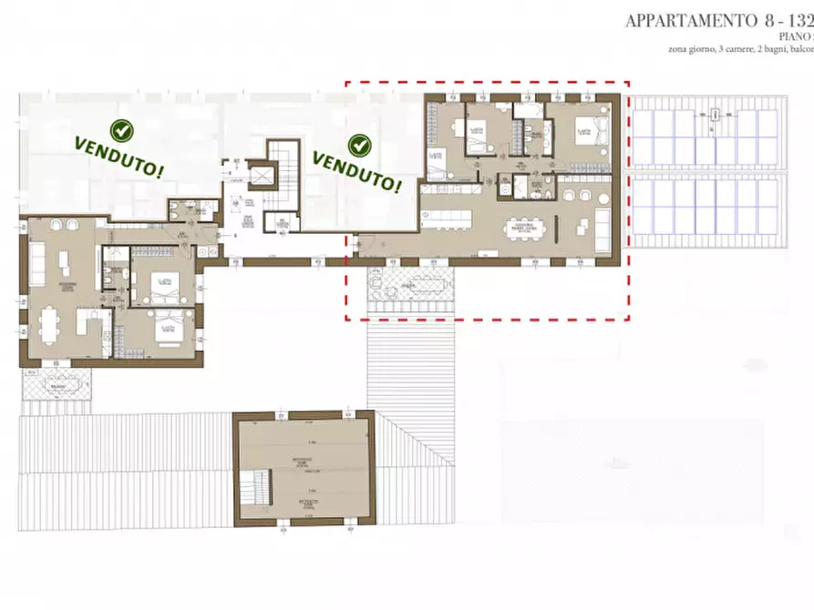 Immagine 13 di Appartamento in vendita  in Via XX Settembre, 16 a Cervia