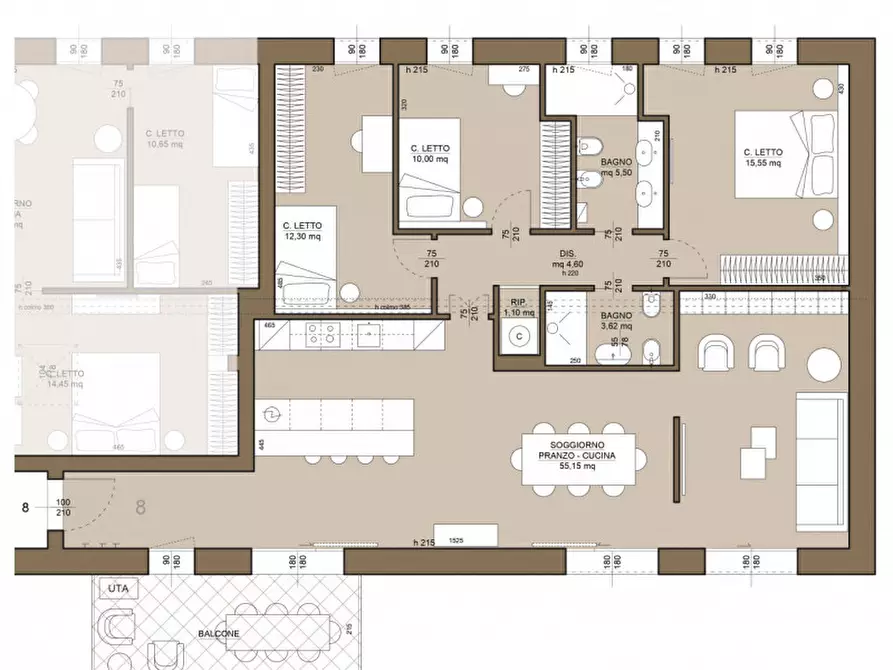 Immagine 15 di Appartamento in vendita  in Via XX Settembre, 16 a Cervia