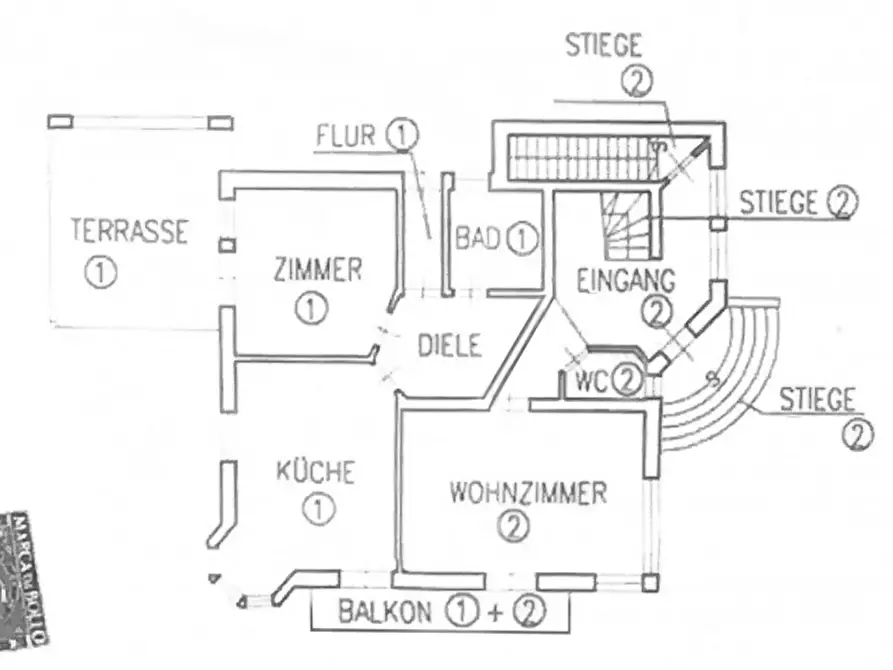 Immagine 27 di Villa in vendita  in Heppenheimer Straße - Via Heppenheim a Caldaro Sulla Strada Del Vino .Kaltern An De.