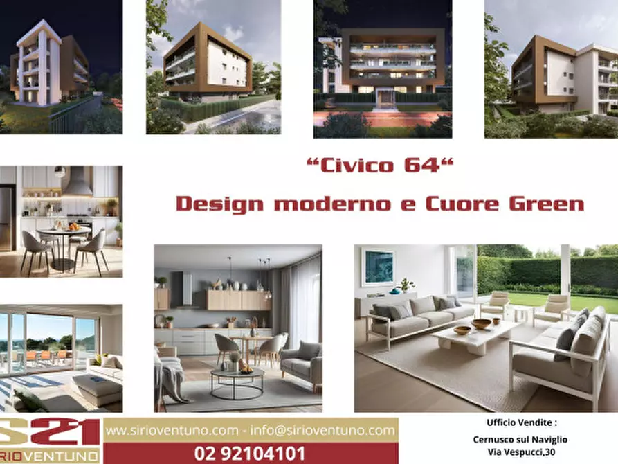 Immagine 5 di Appartamento in vendita  in Via Giuseppe Verdi 64 a Cernusco Sul Naviglio