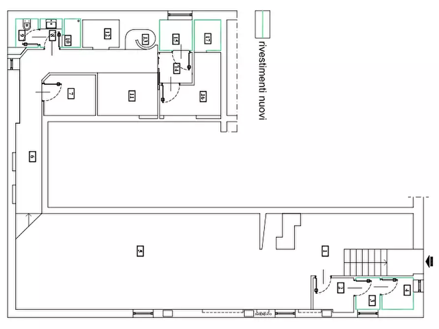 Immagine 2 di Ufficio in affitto  in via Francesco Pozzo a Genova