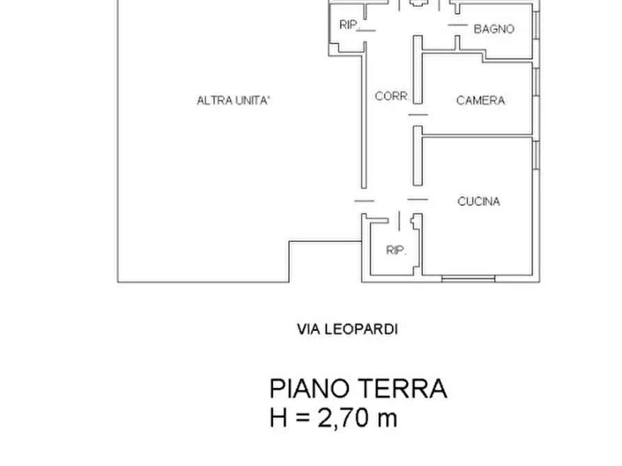 Immagine 12 di Appartamento in vendita  in Via Leopardi a Loreggia