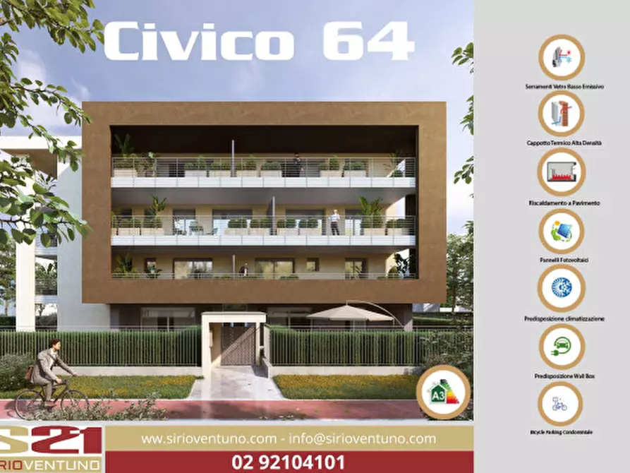 Immagine 1 di Appartamento in vendita  in Via Giuseppe Verdi 64 a Cernusco Sul Naviglio