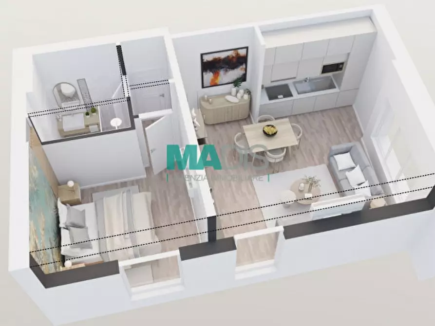 Immagine 11 di Appartamento in vendita  in Via Fiorentina a Prato