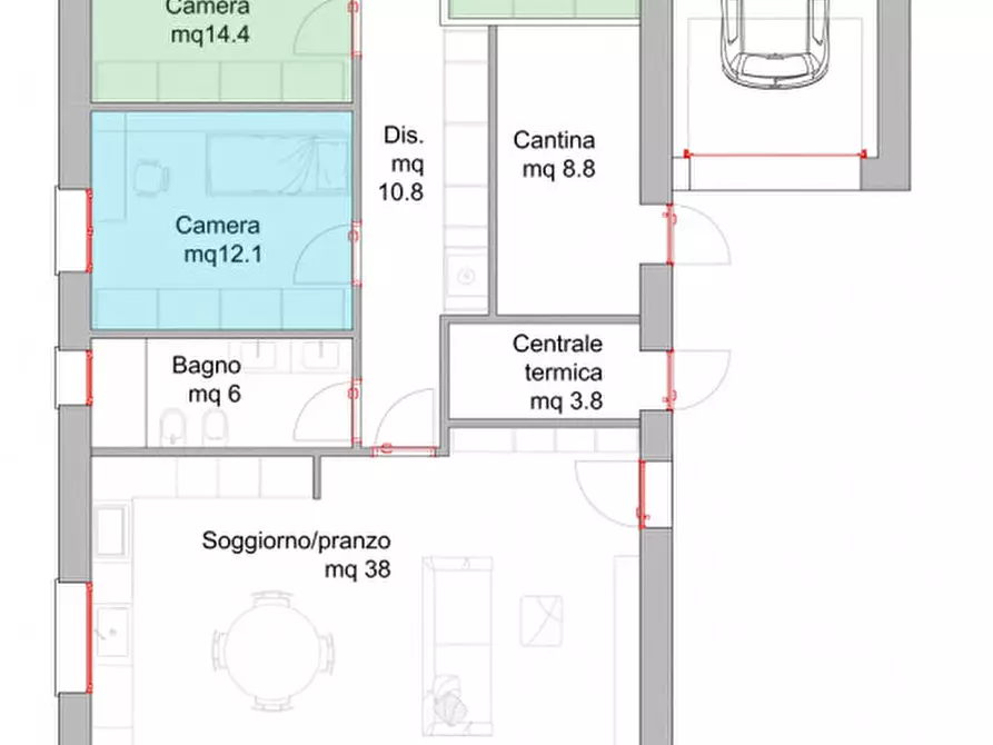 Immagine 13 di Villa in vendita  in Via Canal del Pozzo a Sasso Marconi