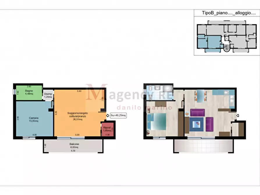 Immagine 8 di Appartamento in vendita  in Via Provinciale Spirito Santo 33 a Reggio Di Calabria