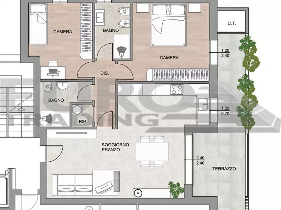 Immagine 10 di Appartamento in vendita  in Via Roma a Mogliano Veneto