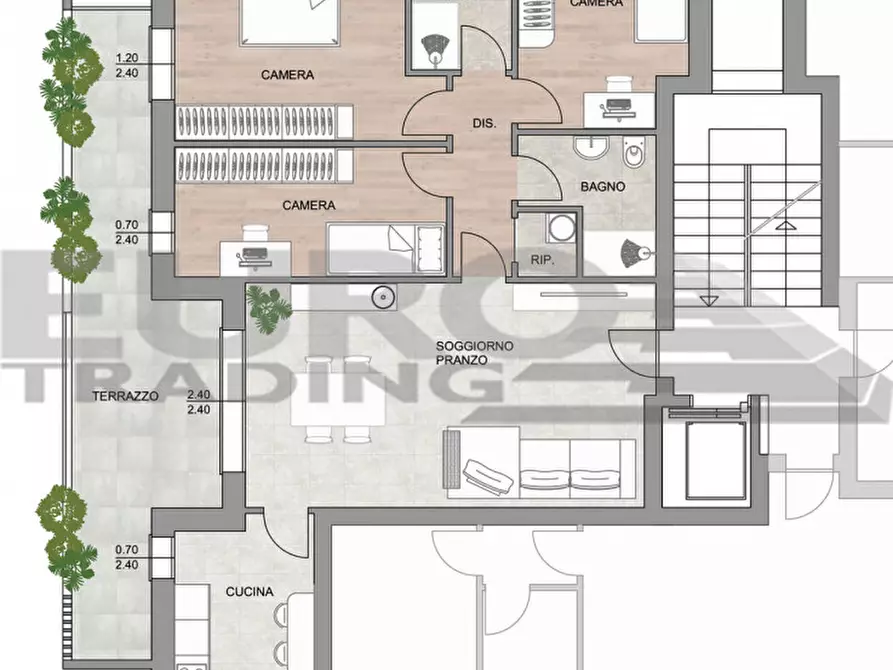 Immagine 10 di Appartamento in vendita  in Via Roma a Mogliano Veneto