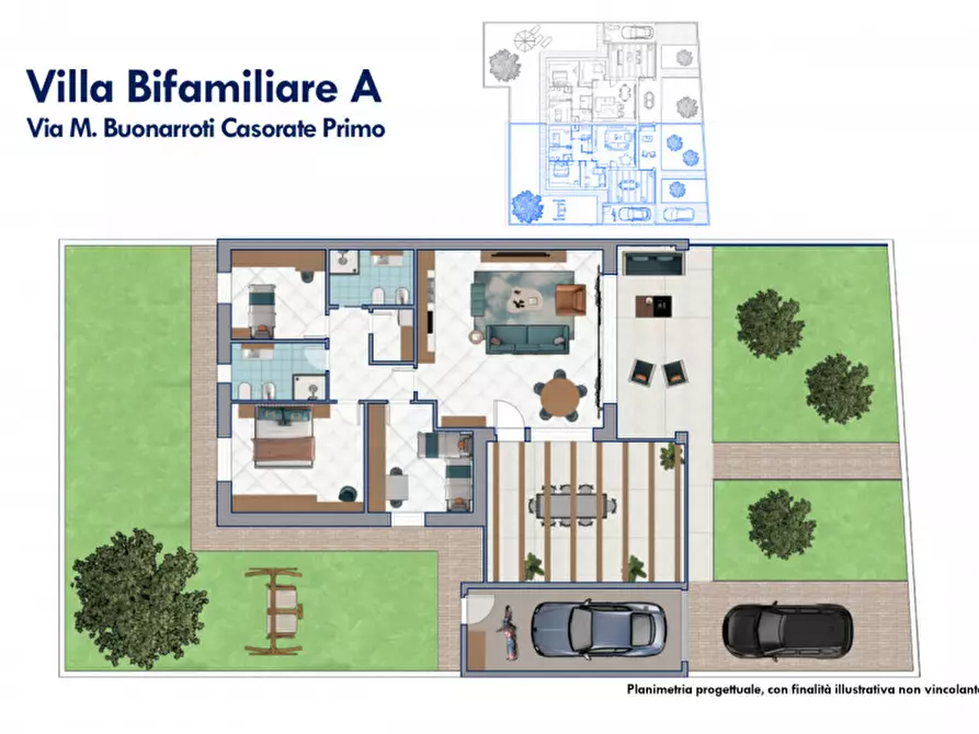 Immagine 24 di Casa bifamiliare in vendita  a Casorate Primo
