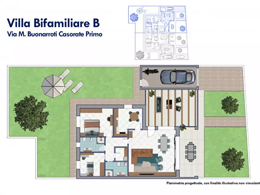 Immagine 25 di Casa bifamiliare in vendita  a Casorate Primo