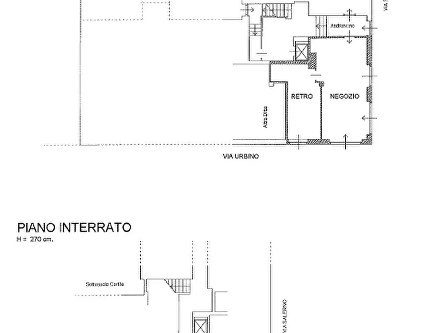 Immagine 33 di Negozio in vendita  in Via Salerno angolo Via Urbino a Torino