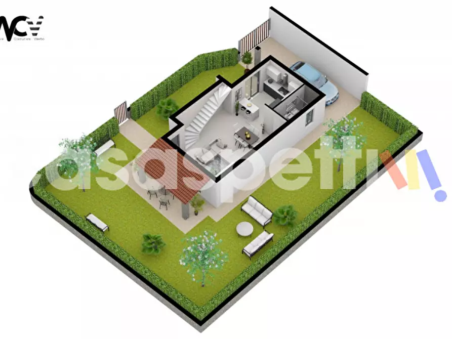 Immagine 5 di Villa in vendita  in Rione Madonna del Piano,1 a Bomarzo