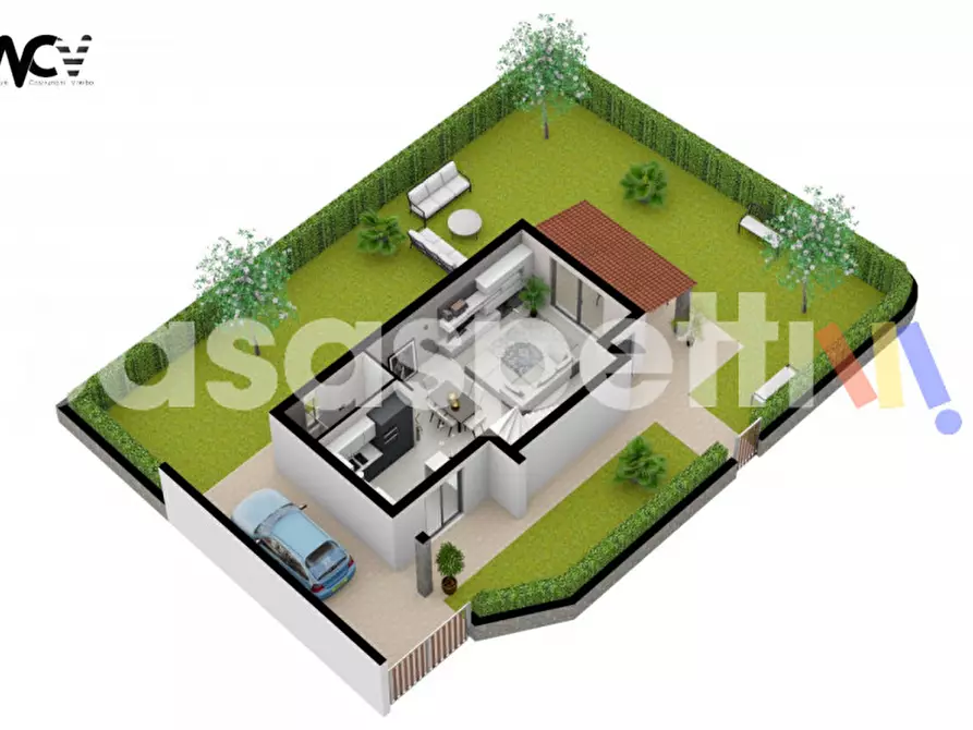 Immagine 7 di Villa in vendita  in Rione Madonna del Piano,1 a Bomarzo