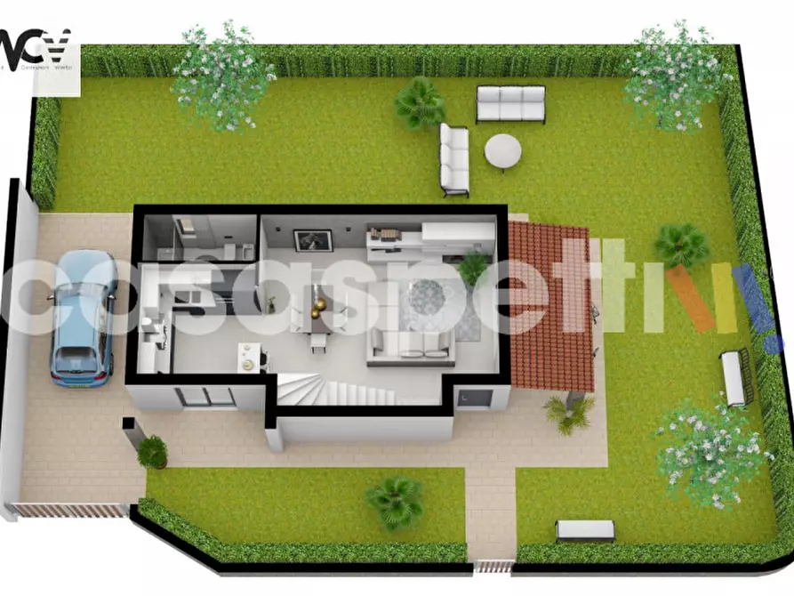 Immagine 9 di Villa in vendita  in Rione Madonna del Piano,1 a Bomarzo