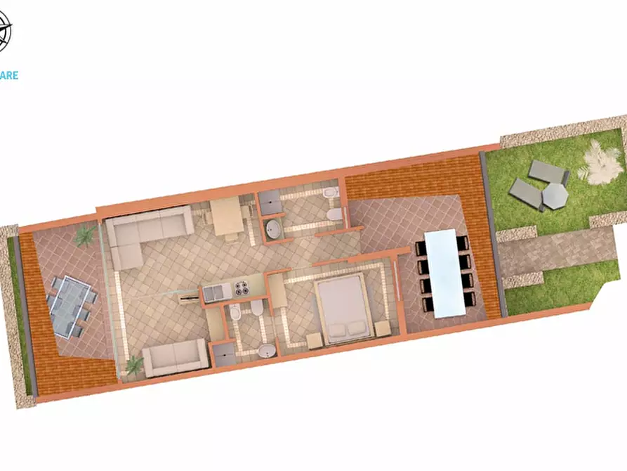 Immagine 34 di Appartamento in vendita  in via fontana umbrina a Olbia