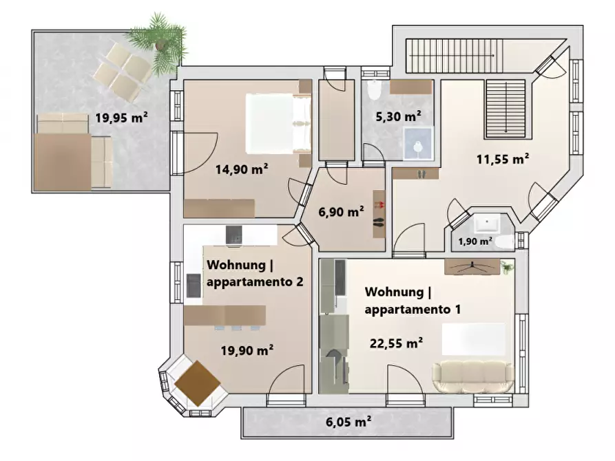 Immagine 22 di Casa indipendente in vendita  in Heppenheimer Straße - Via Heppenheim a Caldaro Sulla Strada Del Vino .Kaltern An De.