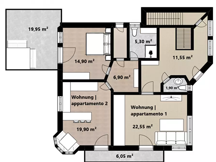 Immagine 22 di Casa indipendente in vendita  in Heppenheimer Straße - Via Heppenheim a Caldaro Sulla Strada Del Vino .Kaltern An De.