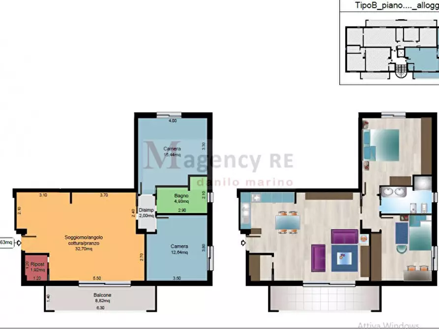 Immagine 8 di Appartamento in vendita  in Via Provinciale Spirito Santo 33 a Reggio Di Calabria