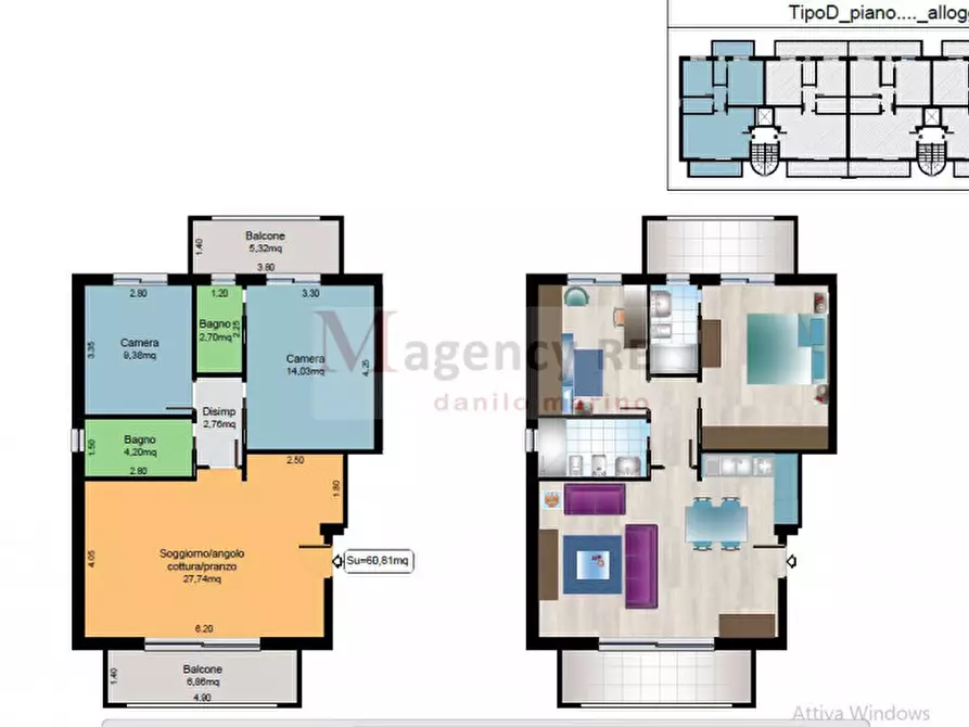 Immagine 9 di Appartamento in vendita  in Via Provinciale Spirito Santo 33 a Reggio Di Calabria