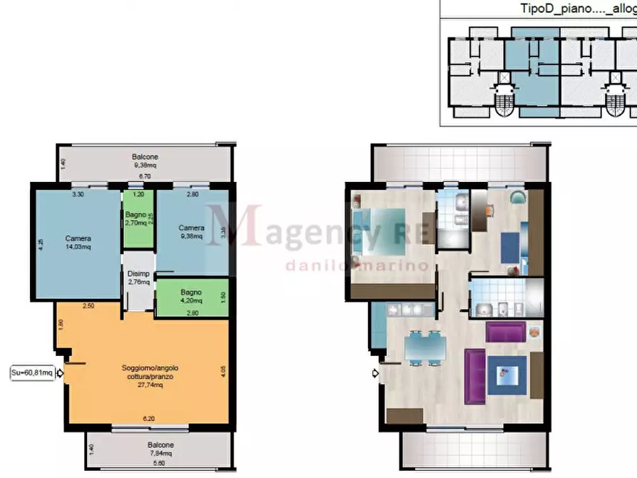Immagine 10 di Appartamento in vendita  in Via Provinciale Spirito Santo 33 a Reggio Di Calabria