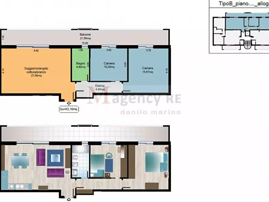 Immagine 11 di Appartamento in vendita  in Via Provinciale Spirito Santo 33 a Reggio Di Calabria