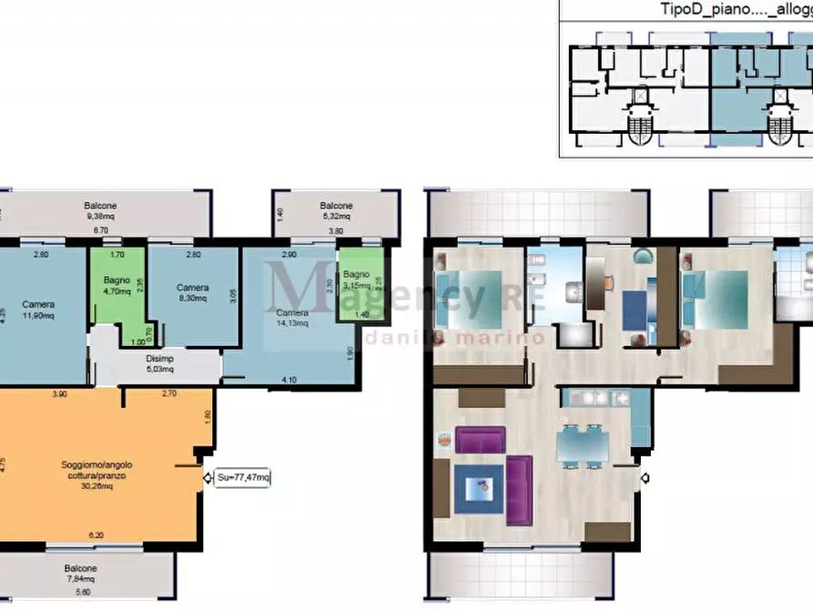 Immagine 10 di Casa quadrifamiliare in vendita  in Via Provinciale Spirito Santo 33 a Reggio Di Calabria