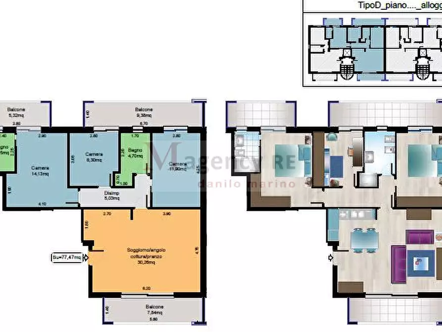 Immagine 11 di Casa quadrifamiliare in vendita  in Via Provinciale Spirito Santo 33 a Reggio Di Calabria