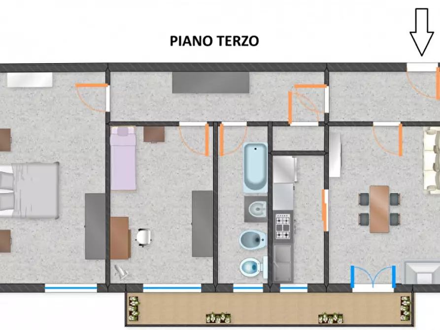 Immagine 16 di Appartamento in vendita  in Via Giuseppe Garibaldi a Monghidoro