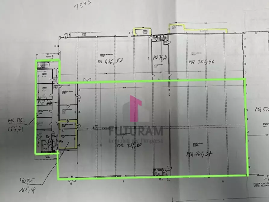 Immagine 11 di Capannone industriale in affitto  in via volta a Limena