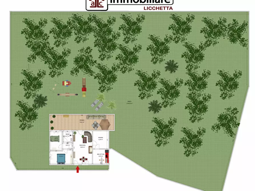 Immagine 45 di Villa in vendita  in Strada Provinciale S. Cataldo, 73029 Vernole LE a Lecce