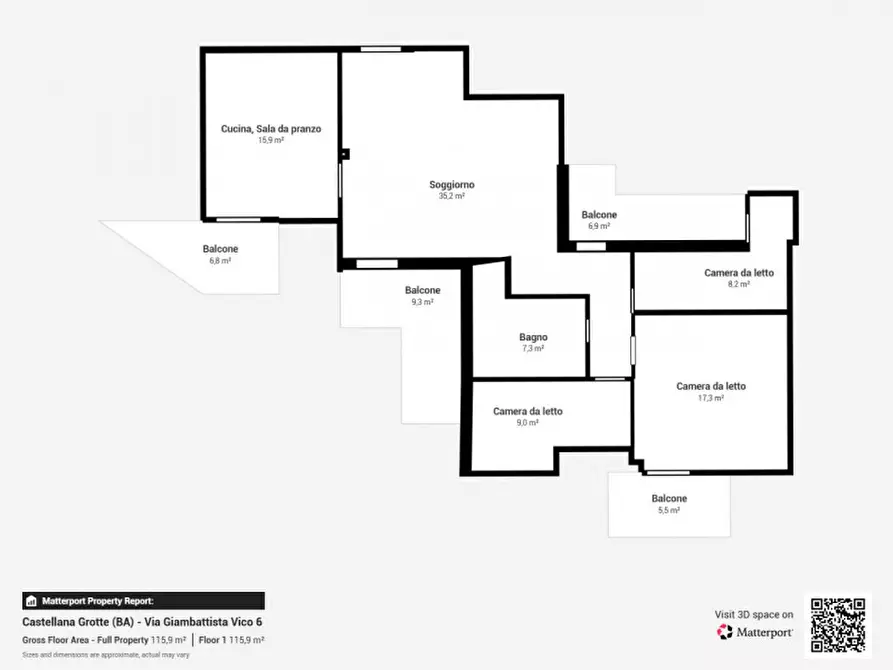 Immagine 25 di Appartamento in vendita  in Via Gianbattista Vico 6 a Castellana Grotte