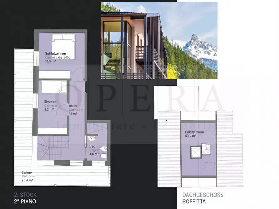 Immagine 1 di Attico in vendita  in Ega Centro a Nova Ponente .Deutschnofen.