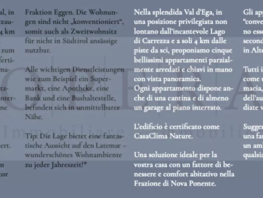 Immagine 12 di Attico in vendita  in Ega Centro a Nova Ponente .Deutschnofen.